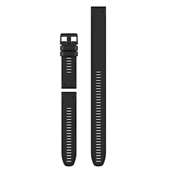 QUICKFIT™ 26mm 黑色矽膠錶帶(含可調式加長黑色矽膠錶帶) | Descent